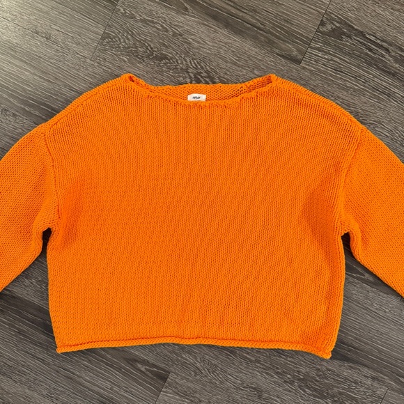 Aerie Orange Sweater New - Picture 2 of 6